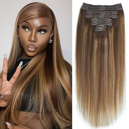 Miniatura 19 de Extensiones de cabello con clip de 12 pulgadas, rizado birmano, negro natural, extensiones de cabello con clip rizado birmano, cabello humano real