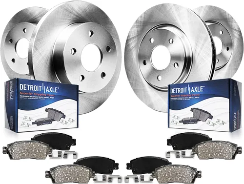 Miniatura 82 de Detroit Axle - Kit de freno delantero para Chevrolet Equinox Pontiac Torrent Suzuki XL-7, 08-10 Saturn Vue, 12-15 Captiva Sport Reemplazo 2008 2009