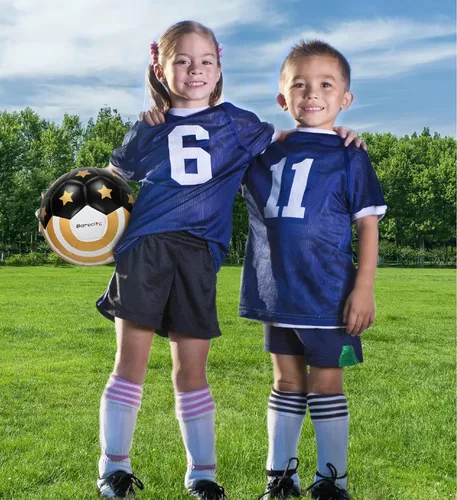 Miniatura 7 de Balón de fútbol dorado con la bandera de Estados Unidos – Pelota oficial de primera calidad con estrellas doradas, pelota de fútbol deportiva