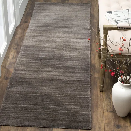 Miniatura 5 de SAFAVIEH Himalaya Collection - Alfombra cuadrada de 6 pies, color gris pardo, lana hecha a mano, ideal para zonas de alto tráfico en sala de estar