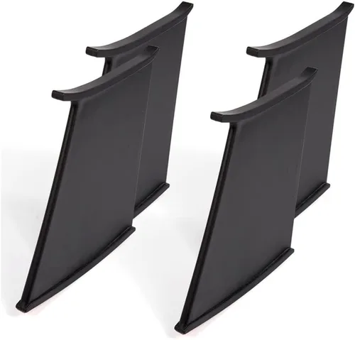 CHEDA Alerón de ala de tapa trasera del maletero, compatible con Perrin SubaruWRX STi 2002-2007, 4 piezas, negro