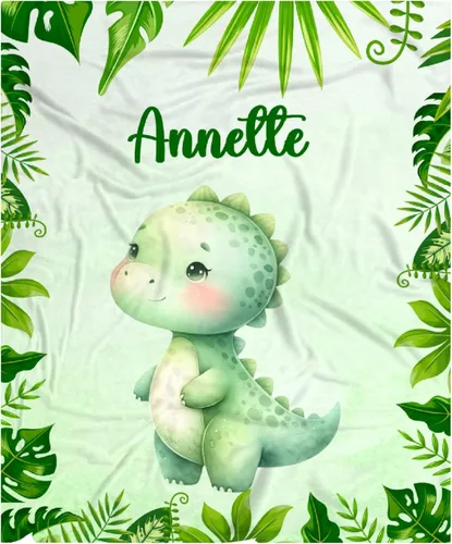 Miniatura 48 de Manta de bebé personalizada para niñas y niños pequeños, recién nacidos, regalos personalizados de vaca floral con nombre y texto, 40 x 30 pulgadas