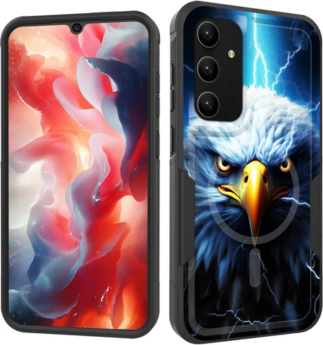 Miniatura 138 de Funda magnética para Galaxy A16 5G, [compatible con MagSafe] [protección contra caídas de grado militar] Funda resistente a prueba de golpes