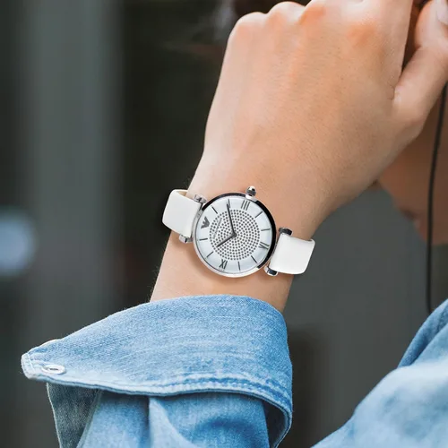 Miniatura 6 de OTTOODY Correas de reloj de cuero de liberación rápida, elegante y ultra suave, correa de reloj de cuero de grano superior para mujeres y hombres