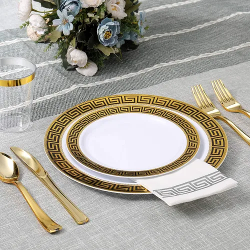 Miniatura 9 de Vplus Paquete de 200 toallas desechables para baño, servilletas decorativas de baño, suaves y absorbentes, desechables, para cocina, bodas, Acción