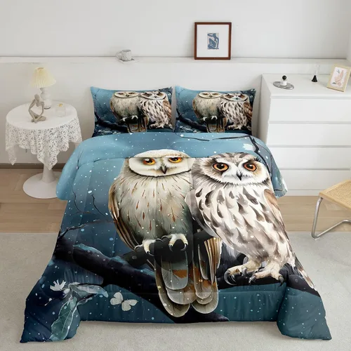 Miniatura 66 de Feelyou Lindo juego de ropa de cama de ajolote para niños y niñas tamaño twin, juego de edredón de salamandra para niños, mujeres y hombres, edredón