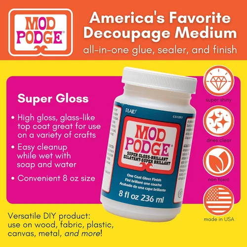 Miniatura 2 de Mod Podge Super Thick Gloss (8 onzas), CS11297