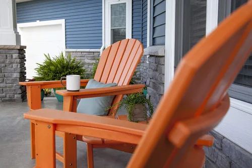 Miniatura 9 de POLYWOOD South Beach Adirondack, sillón ideal para la playa., Turquoise Aruba