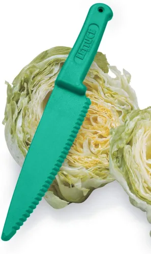 Miniatura 2 de Norpro 586 - Cuchillo de lechuga azul, 11.25 pulgadas