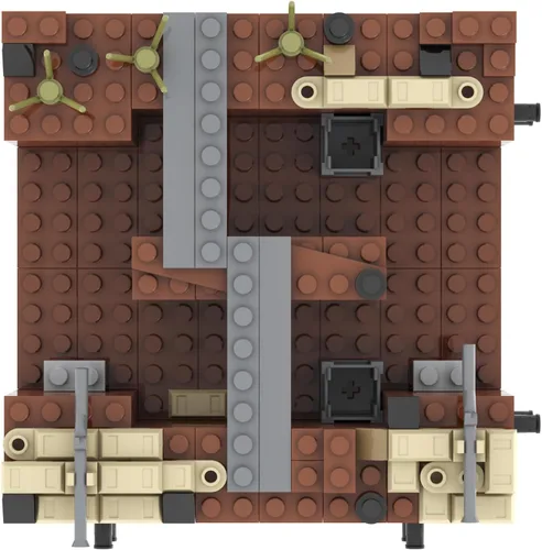 Miniatura 4 de WW2 Charge Point - Juego de bloques de construcción militares (221 piezas) adecuado para acción militar, minifiguras de combate, escenarios