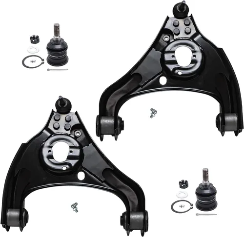 Miniatura 186 de Detroit Axle - Brazos de control superiores traseros para Chrysler 300 Dodge Challenger Charger Magnum, reemplazo del conjunto de brazos de control
