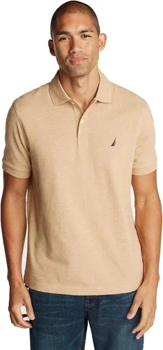 Miniatura 108 de Nautica playera polo clásica de mangas cortas, color sólido, para hombre