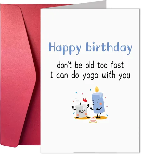 Divertida tarjeta de felicitación de cumpleaños de diseño único, divertida tarjeta de felicitación para hermanas, madres, amigas, para expresar tus