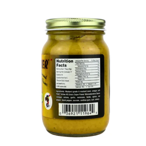 Miniatura 2 de Mostaza de ajo picante 9fl oz por Cajun Power