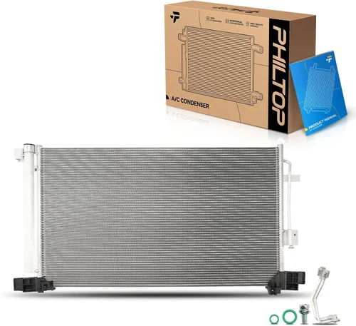 Miniatura 29 de PHILTOP Condensador de aire acondicionado para Ford Explorer 2002-2005, Mercury Mountaineer 2002-2005, Reemplazar # 3056, 1L2Z17912AA, 6L2Z19712AA