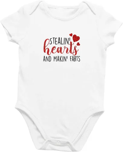 Miniatura 3 de Printique Body unisex orgánico certificado GOTS para bebé 0-18 meses - Día de San Valentín