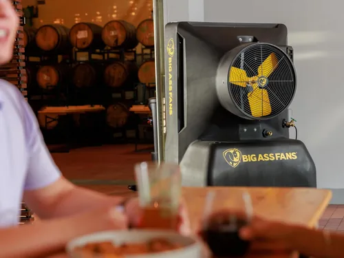 Miniatura 9 de Big Ass Fans - Cool-Space 350 - Enfriador evaporativo portátil para pantanos, uso en interiores y exteriores, capacidad de 16 galones, velocidad