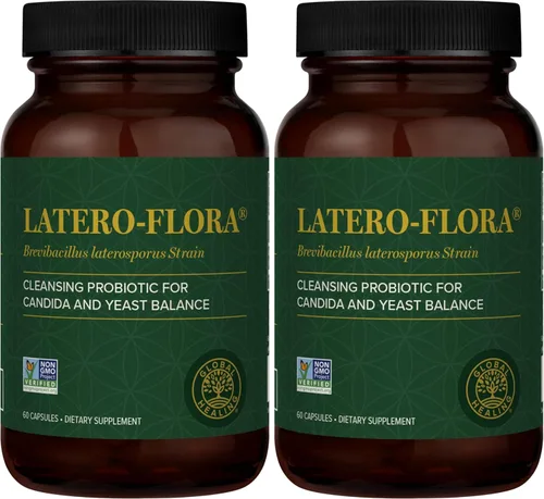 Global Healing Center Latero-Flora Probiótico 60 unidades (paquete de 2)