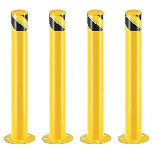 Miniatura 15 de Poste de bolardo de seguridad, bolardos de acero, bolardo de estacionamiento, poste de barrera de estacionamiento de seguridad recubierto de polvo