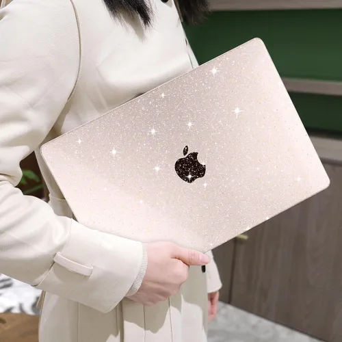 Miniatura 6 de MEEgoodo Funda con purpurina para MacBook Air de 13 pulgadas 2026 2025 2024 2022, compatible con los modelos A3449 (M5)/A3240 (M4)/A3113 (M3)/A2681
