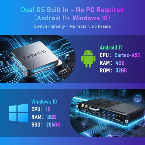 Miniatura 2 de Pizarra electrónica de 55 pulgadas con pantalla táctil HD 4K, pizarra interactiva para aula y conferencia, sistema operativo Android y Windows