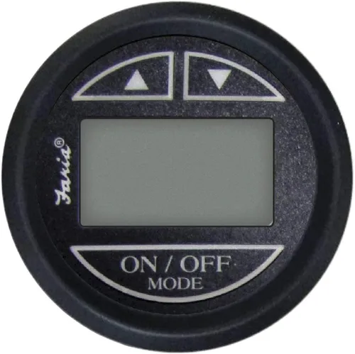 FARIA BEEDE 12850 Euro Sonda de profundidad (transductor montado en el popa de popa SN2011-2, negro, 36)