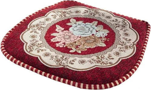 Miniatura 42 de EORNOW Juego de cojines para silla de comedor con lazos, juego de 1/2/4, almohadillas antideslizantes para silla de comedor con funda extraíble