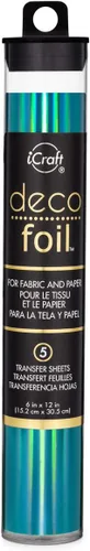 Miniatura 8 de iCraft Hojas de transferencia de papel de aluminio Deco 6 "X12" 5/Pkg-Bronce