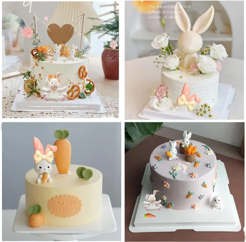 Miniatura 6 de ZiXiang Molde de silicona para huevos de Pascua, conejo, orejas de conejo, moldes de fondant de chocolate para decoración de pasteles, decoración
