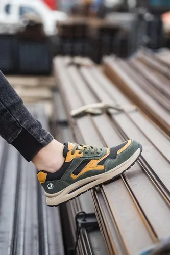 Miniatura 5 de Zapatos de punta de acero para hombre, zapatos de trabajo ligeros, cómodos, a prueba de pinchazos, zapatos de seguridad para uso industrial
