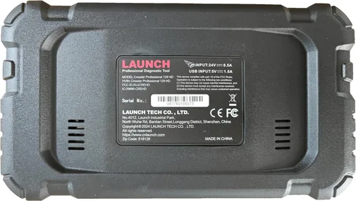 Miniatura 9 de LAUNCH CRP129 HD Herramienta de escaneo de camión resistente, herramienta de diagnóstico de sistema completo para diésel con ajuste de límite de Gris