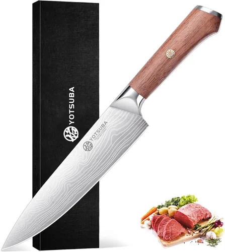 Miniatura 8 de Juego de cuchillos de cocina YOTSUBA 3 piezas, juego de cuchillos de chef ultra afilados de acero inoxidable de alto carbono, para uso doméstico