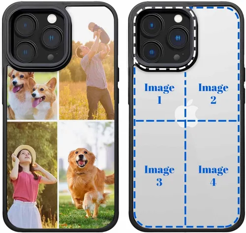 Miniatura 9 de COOZEBRA Fundas de teléfono personalizadas compatibles con iPhone 17, 16, 15, 14, 13, 12, 11 Pro Max, diseño personalizado para teléfono 7 Foto