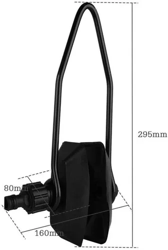 Miniatura 3 de ISURE MARINE Universal Rectangular Motor Fueraborda Agua Flusher Barco Orejeras Motor Flusher para Barco Marino
