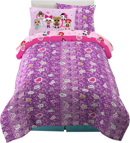 Miniatura 14 de Franco - Juego de edredón y sábanas supersuaves con funda, para niños, 7 piezas, tamaño matrimonial, Five Nights At Freddy's Cinco noches en Freddy's