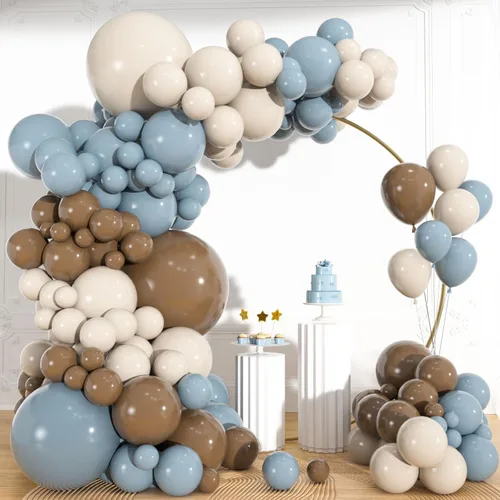 Miniatura 14 de 113pcs Black and Gold Balloon Garland Arch Kit, 18 12 10 5 Inch Black Metallic Gold Confetti Latex Balloons for 2026 Graduation Decorations Class of