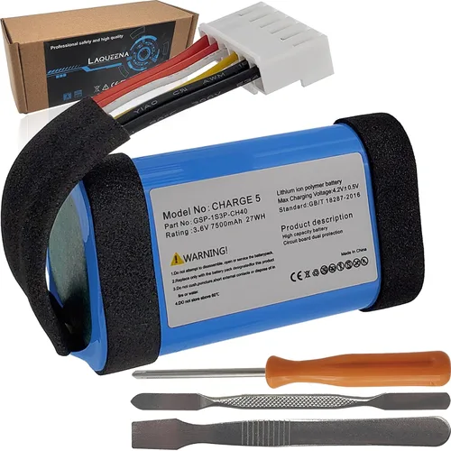 GSP-1S3P-CH40 Batería de 7500 mAh compatible con Charge 5 Altavoz Bluetooth impermeable con herramientas Pieza de batería SIN Charge5
