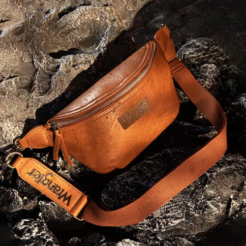 Miniatura 6 de Wrangler Vintage Sling Bag for Women Men Chest Bum Bag Ladies Waist Packs Crossbody Purse