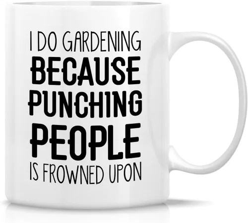 Miniatura 10 de Retreez Taza divertida – Florist cause Badass Miracle Worker isn't an Official Job Tittle Gardener - Tazas de café de cerámica de 11 onzas