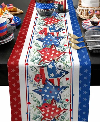 Miniatura 15 de Juego de 4 manteles individuales con diseño floral de conejo de Pascua, manteles individuales lavables para cocina, mesa de comedor, manteles