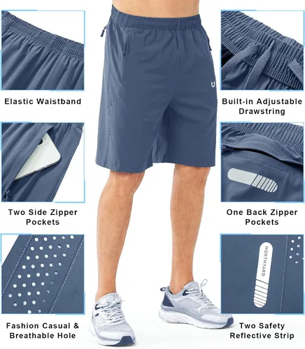 Miniatura 244 de NORTHYARD - Pantalones cortos deportivos para correr para hombres, ligeros, de secado rápido, 7, 5 o 9 pulgadas, para senderismo, deportes, gimnasio