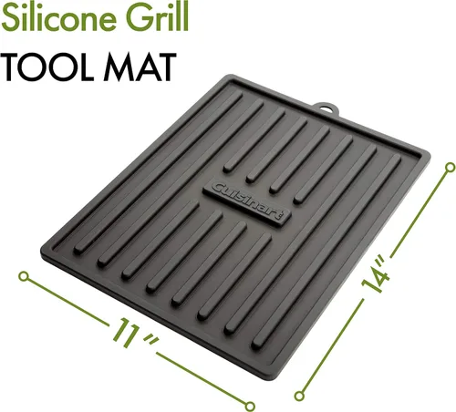 Miniatura 3 de Cuisinart CTM-820 - Alfombrilla de silicona para herramientas, 11 x 14 pulgadas, color negro