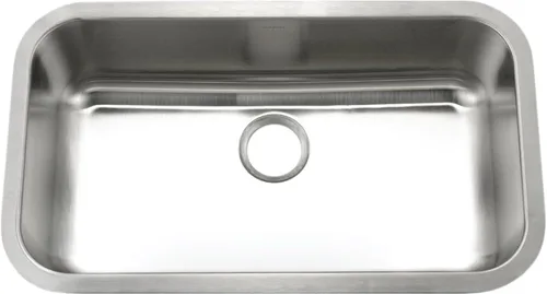 Miniatura 7 de Houzer Eston - Fregadero de cocina de acero inoxidable, fregadero de 32 pulgadas de montaje inferior, duradero y versátil, esencial para el hogar