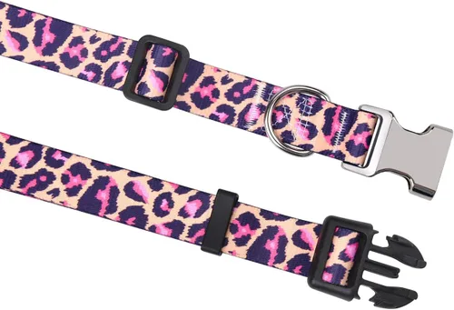 Miniatura 3 de Mihqy Collares de perro personalizados, collar de perro personalizado con nombre y número de teléfono, múltiples patrones y 4 tamaños de collar
