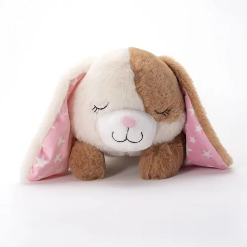 Miniatura 3 de Downtown Pet Supply Heartbeat - Juguete para cachorros con pulso, juguete cómodo de conejo de peluche para perros ansiosos con latido cardíaco