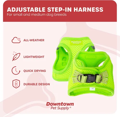 Miniatura 3 de Downtown Pet Supply - Arnés ajustable para perro con chaleco acolchado, sin tirones, fácil de poner, para perros pequeños, medianos y grandes