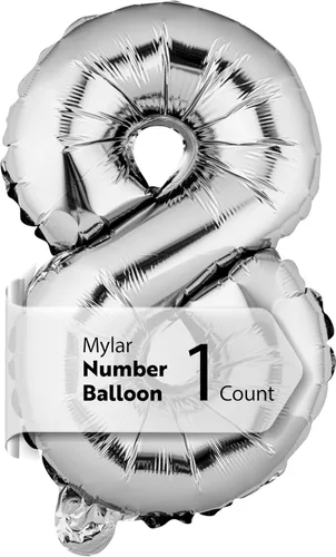 Miniatura 48 de Restaurantware-Balloonify Globo de Número de 16 Pulgadas, 1 Globo Digital para Fiesta - Número 5, Auto-Sellado, Acabado de Mylar de Folio Dorado, Oro