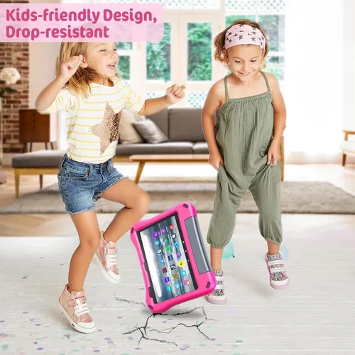 Miniatura 5 de Funda para tablet H D 8 para niños, funda para tablet 8 Plus (apta para versión 2022 y 2020), Auorld a prueba de niños, ligera, a prueba de golpes