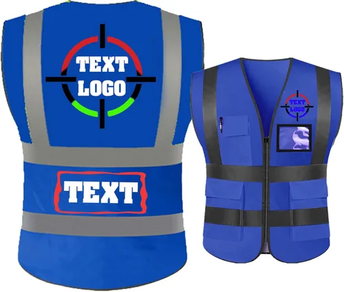 Miniatura 9 de Chaleco de seguridad reflectante personalizado de alta visibilidad chaleco de seguridad para hombres y mujeres, ropa de trabajo de construcción