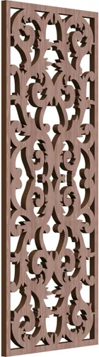 Miniatura 106 de Meadville Paneles decorativos de pared de madera con calado, 9 3/8 pulgadas de ancho x 24 3/8 pulgadas de alto x 1/4 de alto, aliso